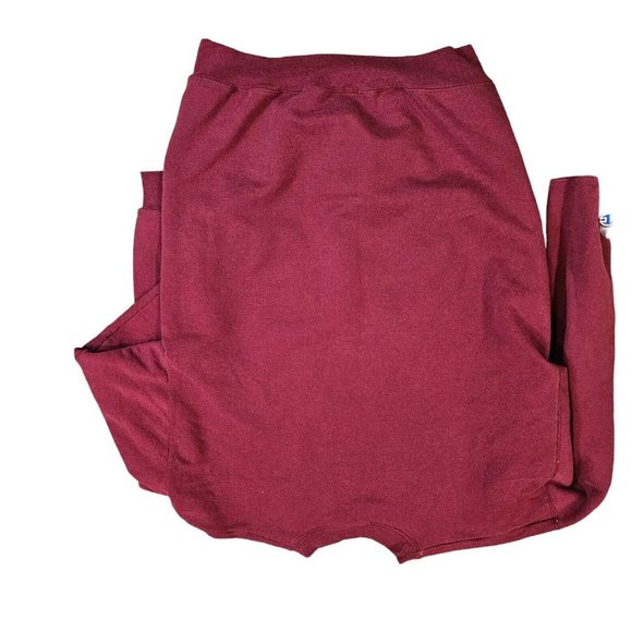 Vintage 90s Maine Large Embroidered‎ Crewneck Sweatshirt Maroon Lighthouse Beach - Picture 6 of 10